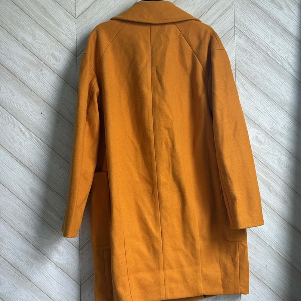 NEW Topshop coat yellow 2 - Picture 4 of 4